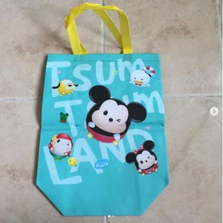 กระเป๋า Disney Zoom zoom ลาย Mickey Minnie Pooh สีเขียว กระเป๋าใช้แบบลุยๆได้เลย ใส่ของ เวลา shopping จุของได้เยอะ มือ 1