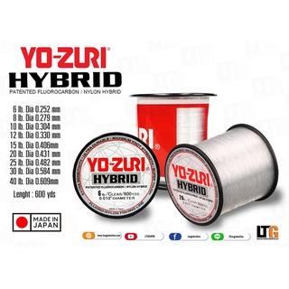 อุปกรณ์ตกปลา สาย Yo-ZURI HYBRID LINE โยซูริ ไฮบริด สายเอ็น