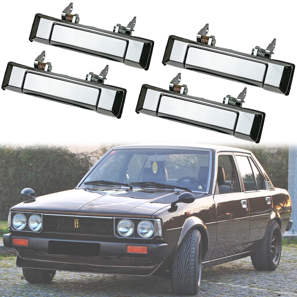 Toyota Corolla KE70 DX GL KE70 KE72 KE75 TE71 TE72 ประตูด้านนอกมือจับภายนอก (โครเมียม)