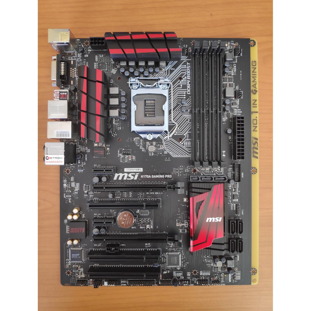 MAINBOARD (เมนบอร์ด) 1151 MSI H170A GAMING PRO