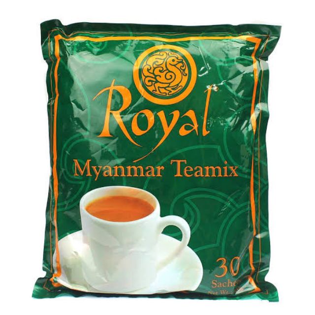 ชาพม่า Royal Myanmar Teamix ชานม 3 in 1 (30 ซอง)
