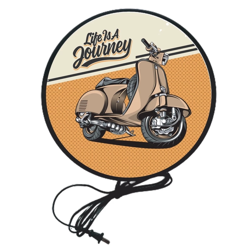ป้ายไฟ LED Vespa ขนาด 30-40 ซม. thumbnail 8