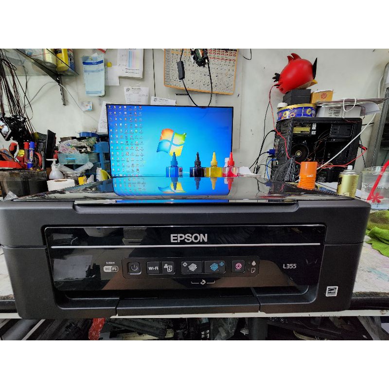 , ปริ้นเตอร์ Epson l355 มี WiFi มือสองพร้อมใช้