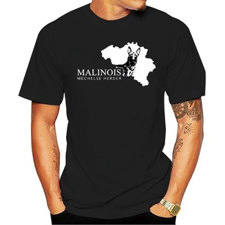 เสื้อยืดแขนสั้น พิมพ์ลาย Malinois Belgian Shepherd คุณภาพสูง สําหรับผู้ชาย