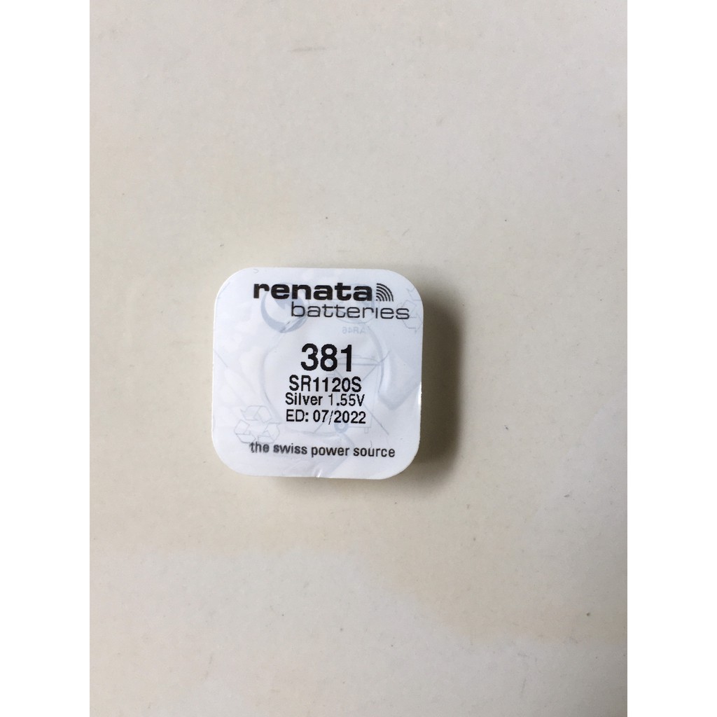 Renata SR1120SW SR1120S AG8 391A LR1120 L1121 L1121F LR55 1.55V แบตเตอรี่สวิส