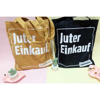 krapaorao กระเป๋า Juter tote bag รหัส 042