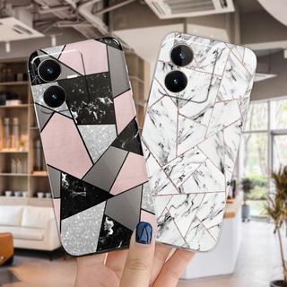 สีสันเรียบง่าย เคส เคสโทรศัพท์ วีโว่ VIVO Y22 Y22s TPU ฝาครอบกันกระแทกซิลิโคนนุ่มใส 301