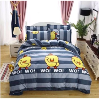 topshop_bed ชุดผ้านวม1 ชุด ครบ6ชิ้น ผ้าปู/ผ้านวม/ปลอกหมอน2/ปลอกหมอนข้าง2 ลาย #214