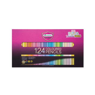 Master Art (มาสเตอร์อาร์ต) ดินสอสีไม้มาสเตอร์อาร์ต แท่งยาว Premium Grade 124 สี