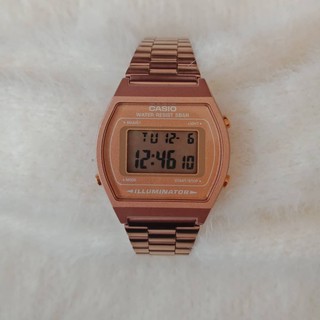 Casio Vintage B640WC-5ADF นาฬิกาข้อมือผู้หญิง นาฬิกาคาสิโอ้