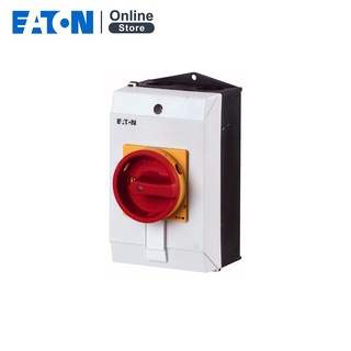 EATON P1-25/I2/SVB Main disconnect switch 3P 25A Suface mounting IP65, สวิตช์ตัดวงจรไฟ แบบบิดเปิด-ปิด มาพร้อมกล่อง 3P