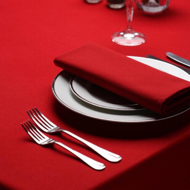 ผ้าเช็ดปาก 45X45 cm เนื้อหนาแข็ง พับตั้งได้ เกรดโรงแรม 13 สี✨Table Napkins Thick Fabric 13 Colors Hotel Quality