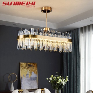 Sunmeiyi โคมไฟระย้า LED สไตล์นอร์ดิก สําหรับห้องนั่งเล่น โคมไฟแขวน โคมไฟระย้า ห้องครัว ห้องรับประทานอาหาร ห้องนอน โคมไฟเพนเดนเต้