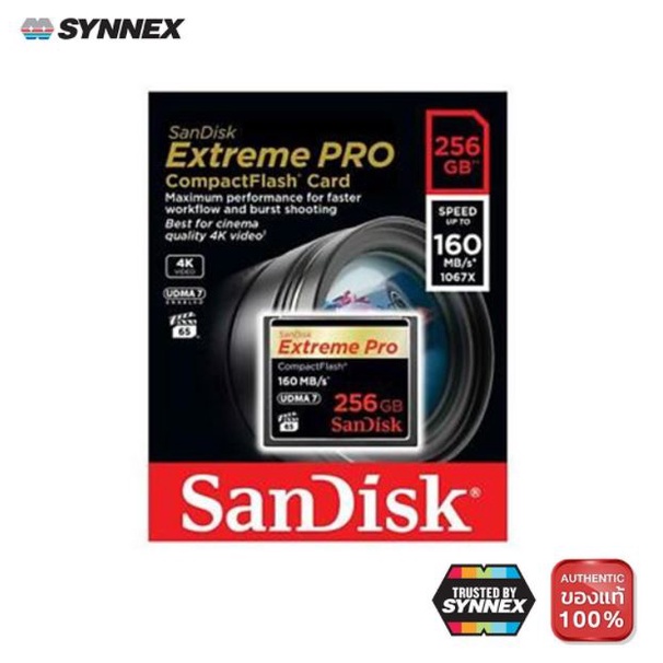 SanDisk Extreme Pro CF, C10/256G 160MB/s R, 140MB/s W
