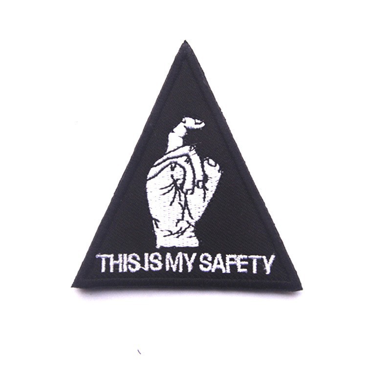 THIS IS MY SAFETY Black Hawk Army Tactical Morale Patch