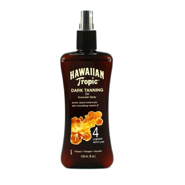 Hawaiian tropic dark tanning oil SPF 4 (240ml)