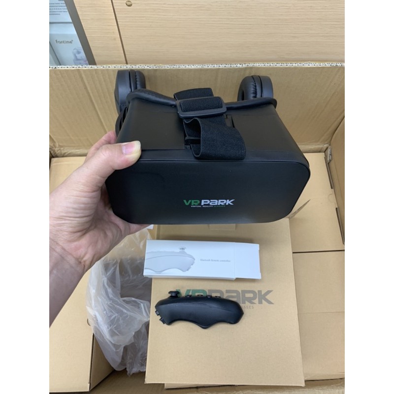 แว่นตา VR 3D แว่นตาเสมือนจริง VRPARK J20 สำหรับ iPhone Android เกมสมาร์ทโฟน