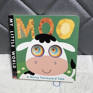 MOO A Noisy Farmyard Tales (board  book )