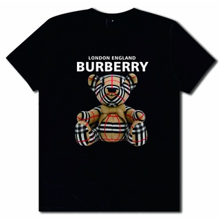 BURBERRY อเมริกันเสื้อผ้าลำลองเสื้อยืด  แขนสั้น