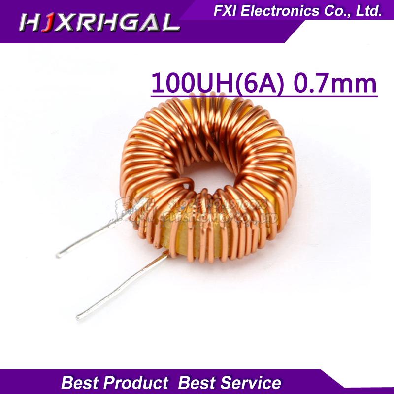 10PCS Naked 100UH (6A) Toroid Inductor Winding Magnetic Inductance lm2596