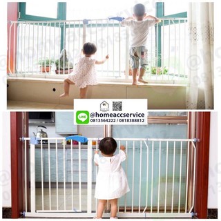 ที่กั้นประตู กั้นบันได ยาวกี่เซนติเมตร ก็ได้ - Baby Fence