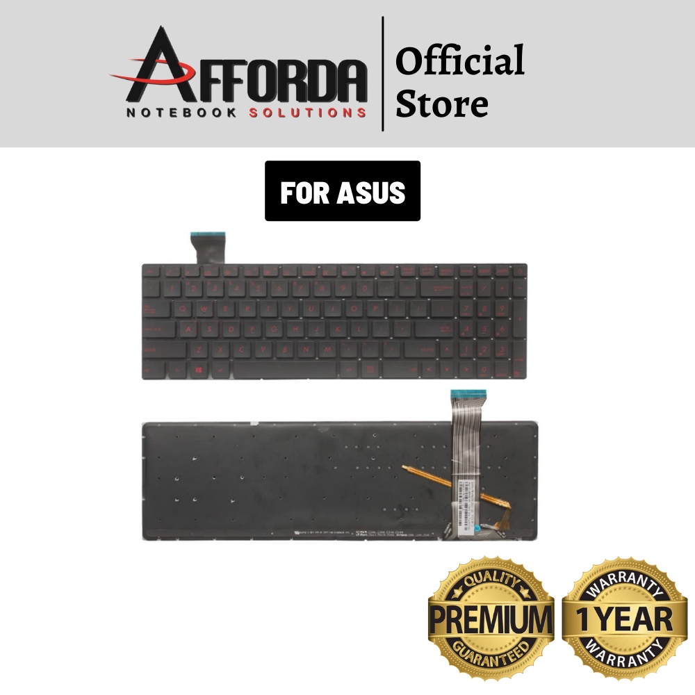ASUS G551J G551JK G551JM G551JW G551L GL552 GL552JX GL552VM GL552VW GL552VX GL751 คีย์บอร์ดแล็ปท็อปแ