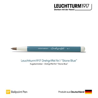 Leuchtturm1917 Drehgriffel Nr.1 "Stone Blue" Ballpoint Pen - ปากกาลูกลื่นแบบบิด สีสโตนบลู