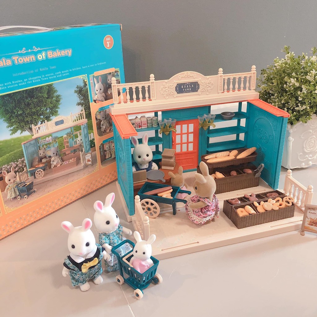 ของเล่นเด็ก ของเล่นเด็กผู้หญิง บ้านกระต่าย Koala Town of Bakery บ้าน ...