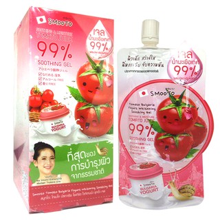 Smooto Tomato Bulgaria Yogurt Whitening Soothing Gel สมูทโตะ โทเมโท บัลกาเรีย โยเกิร์ต ไวท์เทนนิ่ง