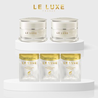 LE LUXE FRANCE - Absolute Revitalizing Natural Skin ครีมมาร์กหน้า แอ๊บโซลูท 30กรัม 2 กระปุก ฟรี 3 ซอง