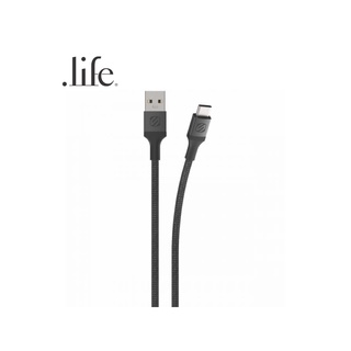 SCOSCHE สายชาร์จ STRKELINE Braided Charge And Sync Lightning To USB-C Cable 1.2M - Black by Dotlife