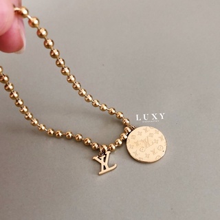 สร้อยข้อมือ รุ่น "Luxy" สีทอง (งานสแตนเลส สวย ทน เงา )