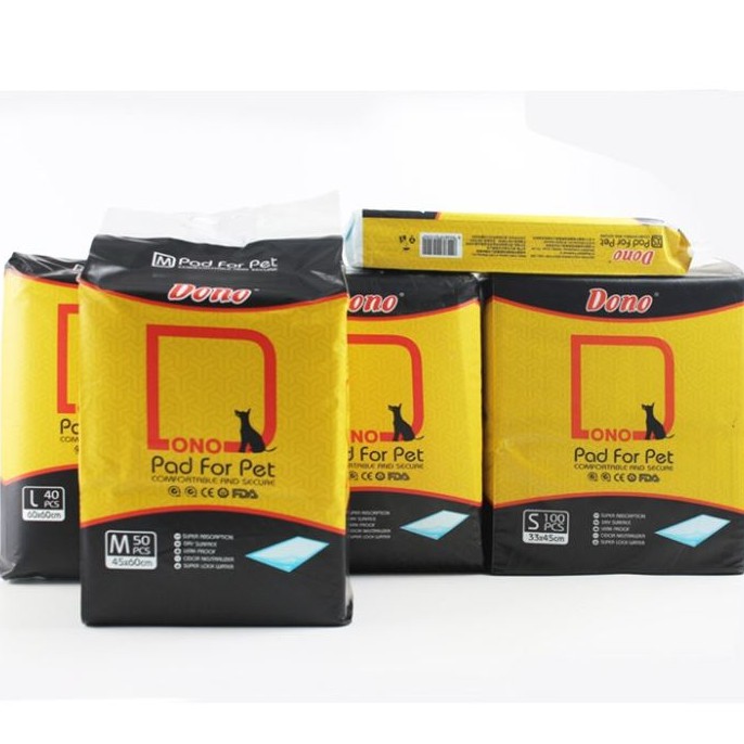 แผ่นรองฉี่สุนัข เนื้อแน่นหนากลางๆ ซึมซับดี ไม่มีรั่วซึมพื้น ใช้ได้ทั้งสุนัขและแมวประจำวัน