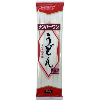 Nisshin No.1 Udon นิสชินเส้นอุด้ง 200 กรัม (เส้นอุดังแห้ง)