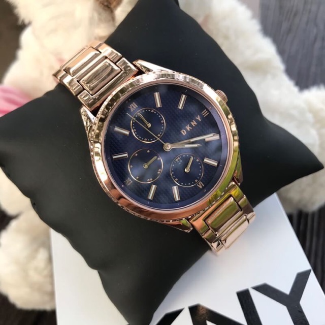 นาฬิกา DKNY Woodhaven Rose Gold-tone