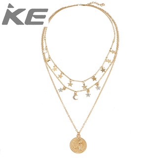 Necklace Diamond figure image star moon multi-necklace for girls for women low price