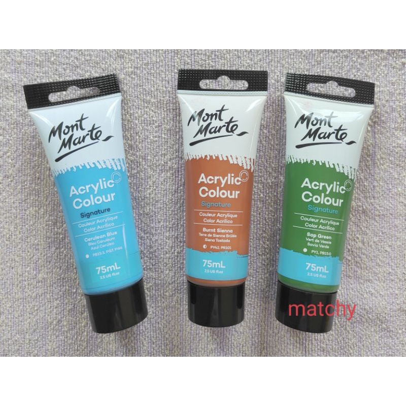 Mont Marte 12/24 Colors 50ml Professional Acrylic Paint Set