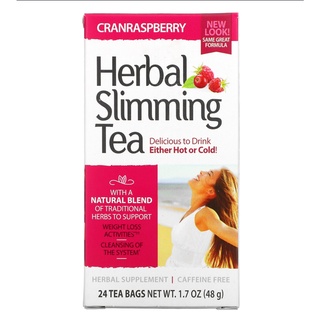 21st Century Herbal Slimming Tea Caffeine Free, 24 Tea Bags, 1.6 oz (45 g)