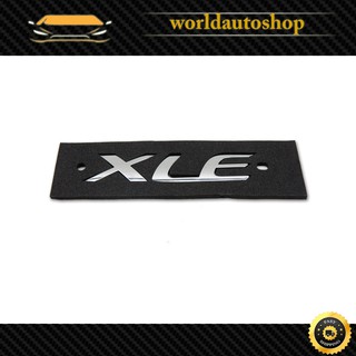 โลโก้ Logo "XLE" เอียง สี Chrome Rav4 Toyota 4 ประตู ปี2018