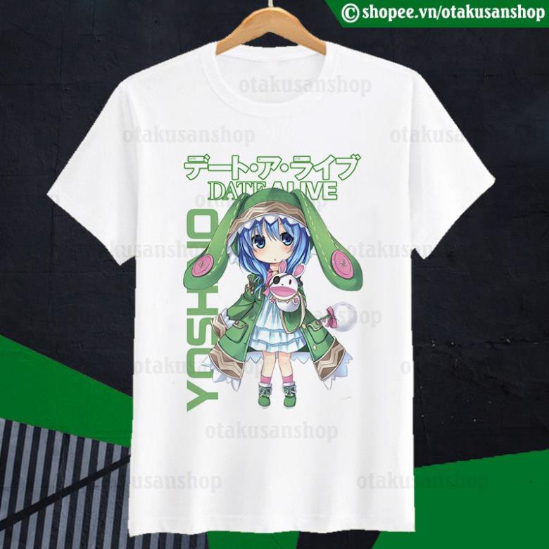 Date A Live เสื้อยืดแขนสั้น Yoshino Chibi