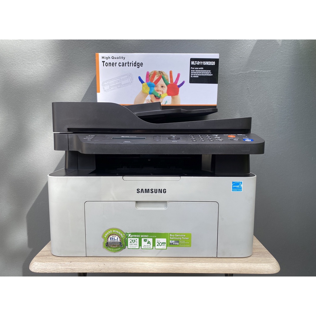 ปริ้นเตอร์มือสอง Samsung M2070 + หมึก111Sใหม่ Printer Copy Scan จบในเครื่องเดียวส่งฟรี รับประกัน 3เดือน พร้อมใช้งาน สภาพ