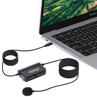 COMICA CVM-SIG.LAV V05 UC Multi-functional SINGLE Lavalier Microphone USB Type-C For Smartphone &amp; Camera