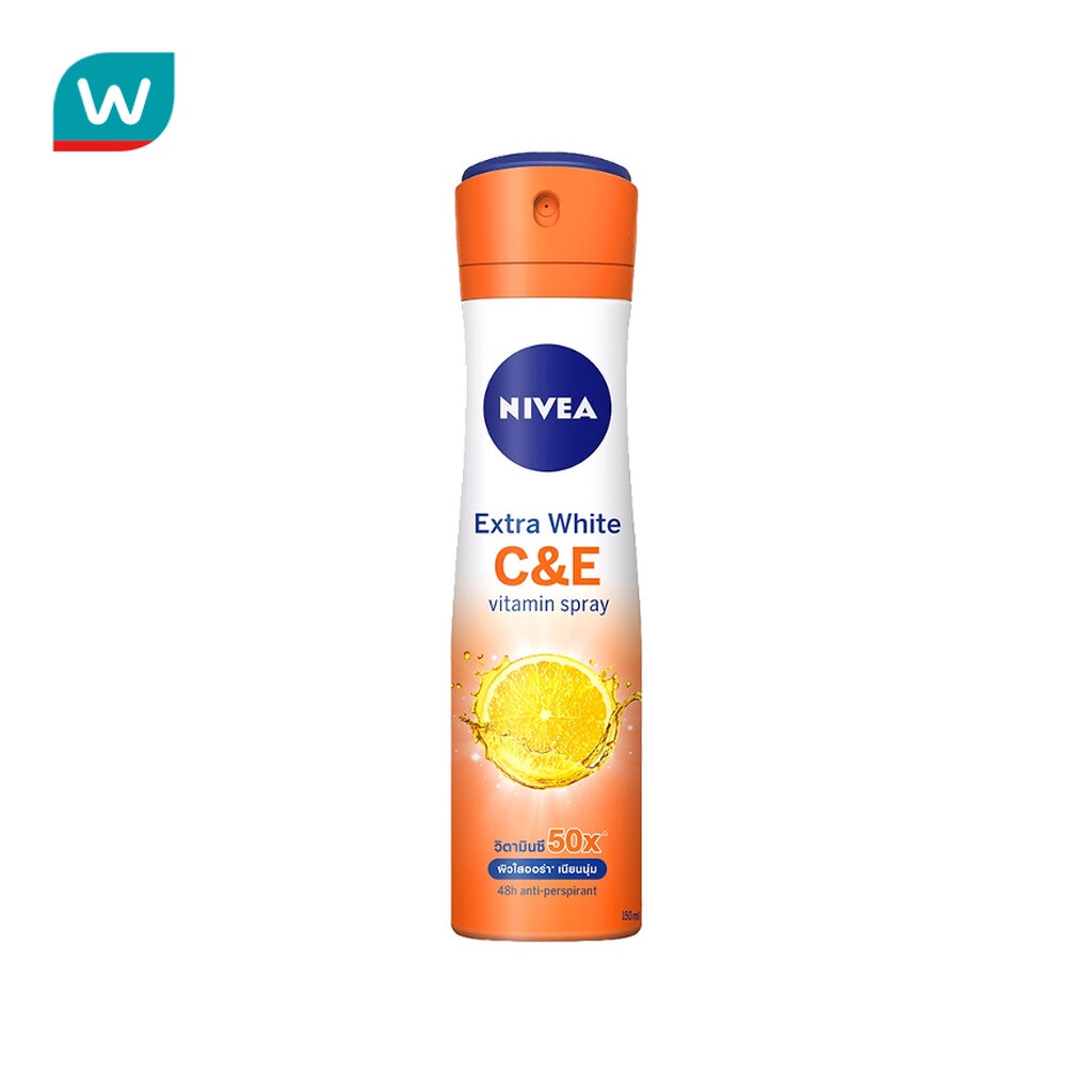Nivea นีเวีย เอ็กซ์ตร้า ไวท์ ซีแอนด์อี วิตามินสเปรย์ 150 มล.