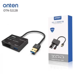 ONTEN OTN-5212B XQD/SD &amp; USB3.0 CARD READER