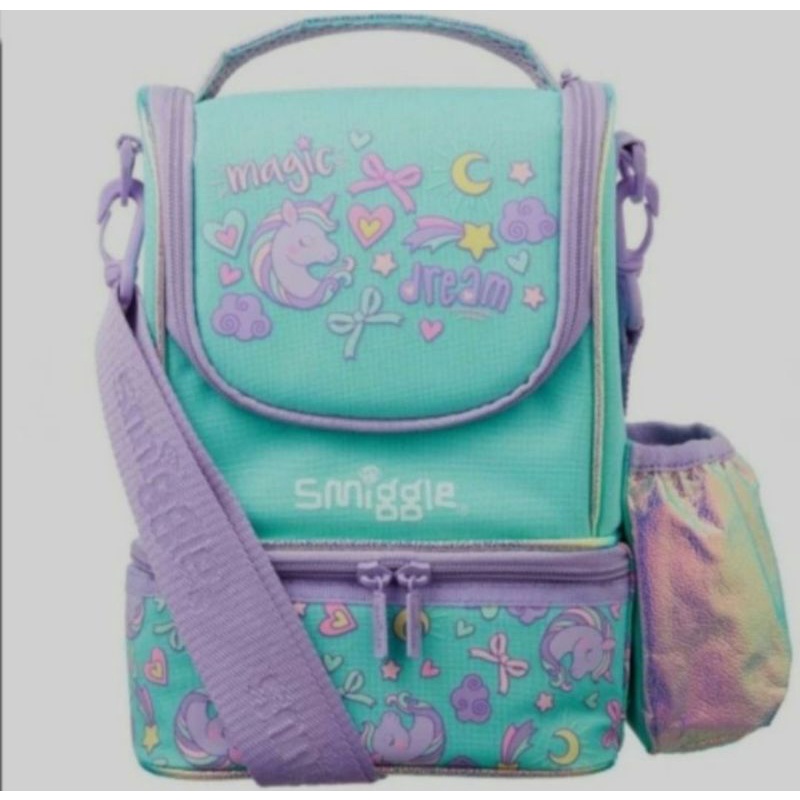 Smiggle Wander Junior Unicorn Series Lunch Box Bag Original - กระเป๋าใส่ข้าวกลางวันโรงเรียนสําหรับเด