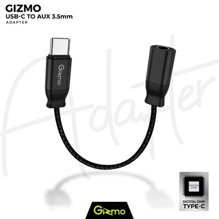 Gizmo หางหนู สายแปลง เชื่อมต่อ TYPE C to Aux Audio 3.5 mm สำหรับหูฟัง และชาร์จ GA-011