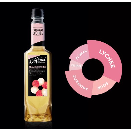 FRAGRANT LYCHEE Davinci Syrup 750ml