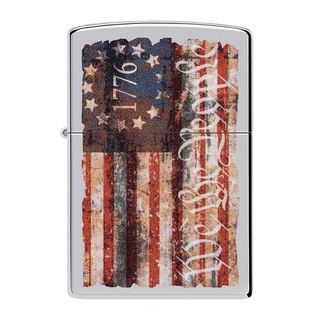 Zippo ไฟแช็กรุ่น 49779 Americana Design รับประกันตลอดชีวิต นำเข้าและจำหน่ายโดยตัวแทนจำหน่าย