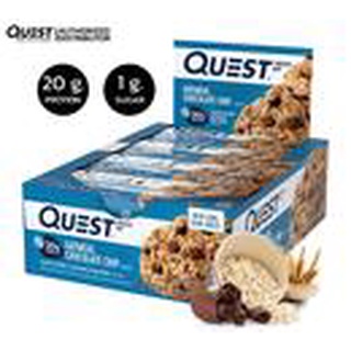 Quest Protein Bar - Oatmeal Chocolate Chip 1 Box (12 Bars)