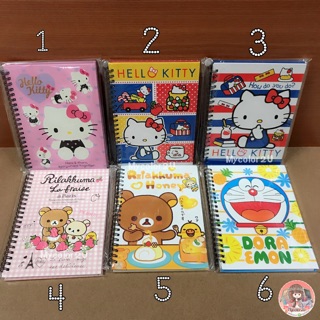 สมุดสันห่วง sanrio notebook